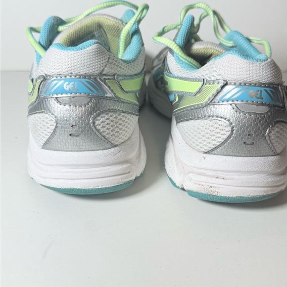ASICS Women's Sneakers - Silver and Aqua - Picture 5 of 9